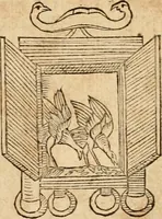 An illustration from Ioannis Pierii Valeriani Bellvnensis Hieroglyphica, sive, De sacris Ægyptiorvm aliarumq gentium literis commentariorum libri LVIII : cum duobus alijs ab eruditissimo viro annexis : accesserunt loco auctarij, Hieroglyphicorum collectanea, ex veteribus & recentioribus auctoribus descripta, & in sex libros digesta : Horapollinis item hieroglyphicorum libri duo, ex postrema Dauidis Hschelij correctione : prætereà eiusdem Pierij declamatiuncula pro barbis sacerdotum, & reliqua opuscula siue poemata omnia (1614)
