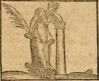 An illustration from Ioannis Pierii Valeriani Bellvnensis Hieroglyphica, sive, De sacris Ægyptiorvm aliarumq gentium literis commentariorum libri LVIII : cum duobus alijs ab eruditissimo viro annexis : accesserunt loco auctarij, Hieroglyphicorum collectanea, ex veteribus & recentioribus auctoribus descripta, & in sex libros digesta : Horapollinis item hieroglyphicorum libri duo, ex postrema Dauidis Hschelij correctione : prætereà eiusdem Pierij declamatiuncula pro barbis sacerdotum, & reliqua opuscula siue poemata omnia (1614)