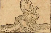 An illustration from Ioannis Pierii Valeriani Bellvnensis Hieroglyphica, sive, De sacris Ægyptiorvm aliarumq gentium literis commentariorum libri LVIII : cum duobus alijs ab eruditissimo viro annexis : accesserunt loco auctarij, Hieroglyphicorum collectanea, ex veteribus & recentioribus auctoribus descripta, & in sex libros digesta : Horapollinis item hieroglyphicorum libri duo, ex postrema Dauidis Hschelij correctione : prætereà eiusdem Pierij declamatiuncula pro barbis sacerdotum, & reliqua opuscula siue poemata omnia (1614)