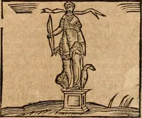 An illustration from Ioannis Pierii Valeriani Bellvnensis Hieroglyphica, sive, De sacris Ægyptiorvm aliarumq gentium literis commentariorum libri LVIII : cum duobus alijs ab eruditissimo viro annexis : accesserunt loco auctarij, Hieroglyphicorum collectanea, ex veteribus & recentioribus auctoribus descripta, & in sex libros digesta : Horapollinis item hieroglyphicorum libri duo, ex postrema Dauidis Hschelij correctione : prætereà eiusdem Pierij declamatiuncula pro barbis sacerdotum, & reliqua opuscula siue poemata omnia (1614)