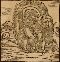 An illustration from Ioannis Pierii Valeriani Bellvnensis Hieroglyphica, sive, De sacris Ægyptiorvm aliarumq gentium literis commentariorum libri LVIII : cum duobus alijs ab eruditissimo viro annexis : accesserunt loco auctarij, Hieroglyphicorum collectanea, ex veteribus & recentioribus auctoribus descripta, & in sex libros digesta : Horapollinis item hieroglyphicorum libri duo, ex postrema Dauidis Hschelij correctione : prætereà eiusdem Pierij declamatiuncula pro barbis sacerdotum, & reliqua opuscula siue poemata omnia (1614)