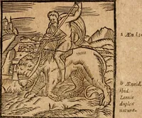 An illustration from Ioannis Pierii Valeriani Bellvnensis Hieroglyphica, sive, De sacris Ægyptiorvm aliarumq gentium literis commentariorum libri LVIII : cum duobus alijs ab eruditissimo viro annexis : accesserunt loco auctarij, Hieroglyphicorum collectanea, ex veteribus & recentioribus auctoribus descripta, & in sex libros digesta : Horapollinis item hieroglyphicorum libri duo, ex postrema Dauidis Hschelij correctione : prætereà eiusdem Pierij declamatiuncula pro barbis sacerdotum, & reliqua opuscula siue poemata omnia (1614)