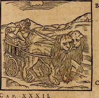 An illustration from Ioannis Pierii Valeriani Bellvnensis Hieroglyphica, sive, De sacris Ægyptiorvm aliarumq gentium literis commentariorum libri LVIII : cum duobus alijs ab eruditissimo viro annexis : accesserunt loco auctarij, Hieroglyphicorum collectanea, ex veteribus & recentioribus auctoribus descripta, & in sex libros digesta : Horapollinis item hieroglyphicorum libri duo, ex postrema Dauidis Hschelij correctione : prætereà eiusdem Pierij declamatiuncula pro barbis sacerdotum, & reliqua opuscula siue poemata omnia (1614)