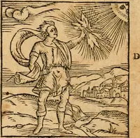 An illustration from Ioannis Pierii Valeriani Bellvnensis Hieroglyphica, sive, De sacris Ægyptiorvm aliarumq gentium literis commentariorum libri LVIII : cum duobus alijs ab eruditissimo viro annexis : accesserunt loco auctarij, Hieroglyphicorum collectanea, ex veteribus & recentioribus auctoribus descripta, & in sex libros digesta : Horapollinis item hieroglyphicorum libri duo, ex postrema Dauidis Hschelij correctione : prætereà eiusdem Pierij declamatiuncula pro barbis sacerdotum, & reliqua opuscula siue poemata omnia (1614)