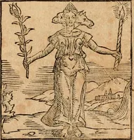 An illustration from Ioannis Pierii Valeriani Bellvnensis Hieroglyphica, sive, De sacris Ægyptiorvm aliarumq gentium literis commentariorum libri LVIII : cum duobus alijs ab eruditissimo viro annexis : accesserunt loco auctarij, Hieroglyphicorum collectanea, ex veteribus & recentioribus auctoribus descripta, & in sex libros digesta : Horapollinis item hieroglyphicorum libri duo, ex postrema Dauidis Hschelij correctione : prætereà eiusdem Pierij declamatiuncula pro barbis sacerdotum, & reliqua opuscula siue poemata omnia (1614)