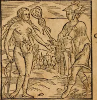 An illustration from Ioannis Pierii Valeriani Bellvnensis Hieroglyphica, sive, De sacris Ægyptiorvm aliarumq gentium literis commentariorum libri LVIII : cum duobus alijs ab eruditissimo viro annexis : accesserunt loco auctarij, Hieroglyphicorum collectanea, ex veteribus & recentioribus auctoribus descripta, & in sex libros digesta : Horapollinis item hieroglyphicorum libri duo, ex postrema Dauidis Hschelij correctione : prætereà eiusdem Pierij declamatiuncula pro barbis sacerdotum, & reliqua opuscula siue poemata omnia (1614)