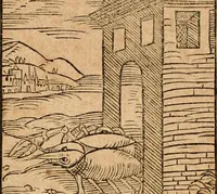 An illustration from Ioannis Pierii Valeriani Bellvnensis Hieroglyphica, sive, De sacris Ægyptiorvm aliarumq gentium literis commentariorum libri LVIII : cum duobus alijs ab eruditissimo viro annexis : accesserunt loco auctarij, Hieroglyphicorum collectanea, ex veteribus & recentioribus auctoribus descripta, & in sex libros digesta : Horapollinis item hieroglyphicorum libri duo, ex postrema Dauidis Hschelij correctione : prætereà eiusdem Pierij declamatiuncula pro barbis sacerdotum, & reliqua opuscula siue poemata omnia (1614)