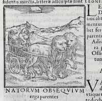 Picture 7 of 31 from Ioannis Pierii Valeriani Hieroglyphicorvm ex sacris Aegyptiorum literis libri octo (1556), leaf 26