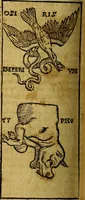 Picture 153 of 293 from Ioannis Pierii Valeriani Bellvnesis Hieroglyphica, sive De sacris Aegypticrvm aliarumq[ue] gentium literis, commentariorum libri LVIII cum duobus alijs ab eruditissimo viro annexis. Accesserunt loco auctarij, Hieroglyphicorum collectanea, ex veteribus & recentioribus auctoribus descripta, & in sex libros digesta. Horapollinis item hieroglyphicorum libri duo, ex postrema Dauidis Hoeschelij correctione. Praetereà eiusdem Pierij declamatiuncula Pro barbis sacerdotum, & reliqua opuscula siue Poemata omnia (1614), leaf 413