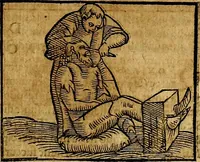 An illustration from Ioannis Pierii Valeriani Bellvnesis Hieroglyphica, sive De sacris Aegypticrvm aliarumq[ue] gentium literis, commentariorum libri LVIII cum duobus alijs ab eruditissimo viro annexis. Accesserunt loco auctarij, Hieroglyphicorum collectanea, ex veteribus & recentioribus auctoribus descripta, & in sex libros digesta. Horapollinis item hieroglyphicorum libri duo, ex postrema Dauidis Hoeschelij correctione. Praetereà eiusdem Pierij declamatiuncula Pro barbis sacerdotum, & reliqua opuscula siue Poemata omnia (1614)