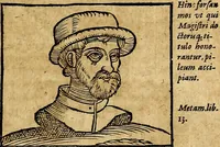 An illustration from Ioannis Pierii Valeriani Bellvnesis Hieroglyphica, sive De sacris Aegypticrvm aliarumq[ue] gentium literis, commentariorum libri LVIII cum duobus alijs ab eruditissimo viro annexis. Accesserunt loco auctarij, Hieroglyphicorum collectanea, ex veteribus & recentioribus auctoribus descripta, & in sex libros digesta. Horapollinis item hieroglyphicorum libri duo, ex postrema Dauidis Hoeschelij correctione. Praetereà eiusdem Pierij declamatiuncula Pro barbis sacerdotum, & reliqua opuscula siue Poemata omnia (1614)