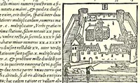 An illustration from Ioannis Taisnier Hannonij De vsu annuli sphaerici libri tres : in quibus quicquid ad geometriae perfectionem requiritur continetur (1550)