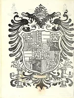 An illustration from Ioannis Taisnier Hannonij De vsu annuli sphaerici libri tres : in quibus quicquid ad geometriae perfectionem requiritur continetur (1550)