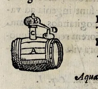 An illustration from Io. Bap. Portae Neapolitani De distillatione lib. IX : quibus certa methodo, multipliciq[ue] artificio, penitioribus naturae arcanis detectis, cuiuslibet mixti in propria elementa resolutio, perfectè docetur (1608)