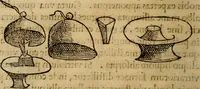 An illustration from Io. Bap. Portae Neopolitani de distillatione lib. IX : quibus certa methodo, multipliciq[ue] artificio, penitioribus naturae arcanis detectis, cuius libet mixti in propria elementa resolutio, perfectè docetur (1608)