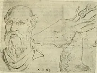 Picture 127 of 265 from Io. Batis. Portae Neap. De humana physiognomia li. VI : in quibus docetur quom[odo] animi propentes naturalibus remediis compesci possint (1602), leaf 118