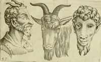 An illustration from Io. Batis. Portae Neap. De humana physiognomia li. VI : in quibus docetur quom[odo] animi propentes naturalibus remediis compesci possint (1602)