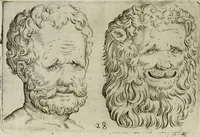 An illustration from Io. Batis. Portae Neap. De humana physiognomia li. VI : in quibus docetur quom[odo] animi propentes naturalibus remediis compesci possint (1602)