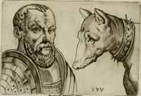 Picture 82 of 265 from Io. Batis. Portae Neap. De humana physiognomia li. VI : in quibus docetur quom[odo] animi propentes naturalibus remediis compesci possint (1602), leaf 73