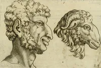 Picture 115 of 265 from Io. Batis. Portae Neap. De humana physiognomia li. VI : in quibus docetur quom[odo] animi propentes naturalibus remediis compesci possint (1602), leaf 98