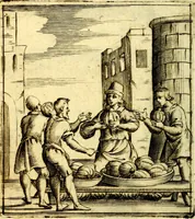 Picture 33 of 138 from Io: Francisci Bonomij Bononiensis Chiron Achillis, siue, Nauarchus humanæ uitæ : morali emblemate geminato ad felicitatis portum perducens (1661), leaf 107