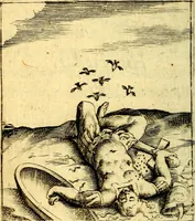 Picture 39 of 138 from Io: Francisci Bonomij Bononiensis Chiron Achillis, siue, Nauarchus humanæ uitæ : morali emblemate geminato ad felicitatis portum perducens (1661), leaf 123