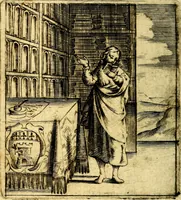 Picture 44 of 138 from Io: Francisci Bonomij Bononiensis Chiron Achillis, siue, Nauarchus humanæ uitæ : morali emblemate geminato ad felicitatis portum perducens (1661), leaf 137