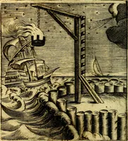Picture 106 of 138 from Io: Francisci Bonomij Bononiensis Chiron Achillis, siue, Nauarchus humanæ uitæ : morali emblemate geminato ad felicitatis portum perducens (1661), leaf 327