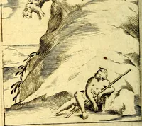 Picture 126 of 138 from Io: Francisci Bonomij Bononiensis Chiron Achillis, siue, Nauarchus humanæ uitæ : morali emblemate geminato ad felicitatis portum perducens (1661), leaf 385