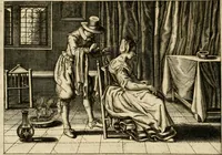 An illustration from Iohannis de Brunes I.C. Emblemata, of, Zinne-werck : voorghestelt in beelden, ghedichten en breeder uijt-legginghen, tot uijt-druckinghe en verbeteringhe van verscheijden feijlen onser eeuwe (1624)
