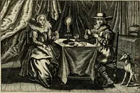 Picture 69 of 93 from Iohannis de Brunes I.C. Emblemata, of, Zinne-werck : voorghestelt in beelden, ghedichten en breeder uijt-legginghen, tot uijt-druckinghe en verbeteringhe van verscheijden feijlen onser eeuwe (1624), leaf 278