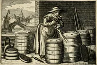Picture 19 of 93 from Iohannis de Brunes I.C. Emblemata, of, Zinne-werck : voorghestelt in beelden, ghedichten en breeder uijt-legginghen, tot uijt-druckinghe en verbeteringhe van verscheijden feijlen onser eeuwe (1624), leaf 74