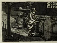 An illustration from Iohannis de Brunes I.C. Emblemata of zinne-werck : voorghestelt in beelden, ghedichten, en breeder uijt-legginghen, tot uijt-druckinghe en verbeteringhe van verscheijden feijlen onser eeuwe (1661)