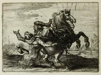 Picture 6 of 11 from Iohannis de Brunes I.C. Emblemata of zinne-werck : voorghestelt in beelden, ghedichten, en breeder uijt-legginghen, tot uijt-druckinghe en verbeteringhe van verscheijden feijlen onser eeuwe (1661), leaf 150