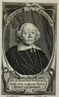 Picture 1 of 11 from Iohannis de Brunes I.C. Emblemata of zinne-werck : voorghestelt in beelden, ghedichten, en breeder uijt-legginghen, tot uijt-druckinghe en verbeteringhe van verscheijden feijlen onser eeuwe (1661), leaf 8