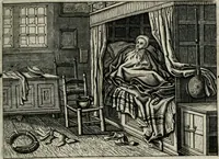 An illustration from Iohannis de Brunes I.C. Emblemata of Zinne-werck : vorghestelt, in beelden, ghedichten, en breeder uijt-legginghen, tot uijt-druckinghe, en verbeteringhe van verscheijden feijlen onser eeuwe (1661)