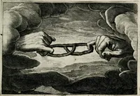 Picture 30 of 80 from Iohannis de Brunes I.C. Emblemata of Zinne-werck : vorghestelt, in beelden, ghedichten, en breeder uijt-legginghen, tot uijt-druckinghe, en verbeteringhe van verscheijden feijlen onser eeuwe (1661), leaf 160