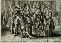 An illustration from Iohannis de Brunes I.C. Emblemata of Zinne-werck : vorghestelt, in beelden, ghedichten, en breeder uijt-legginghen, tot uijt-druckinghe, en verbeteringhe van verscheijden feijlen onser eeuwe (1661)