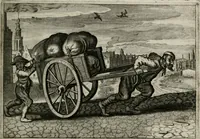 An illustration from Iohannis de Brunes I.C. Emblemata of Zinne-werck : vorghestelt, in beelden, ghedichten, en breeder uijt-legginghen, tot uijt-druckinghe, en verbeteringhe van verscheijden feijlen onser eeuwe (1661)