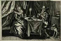 Picture 55 of 80 from Iohannis de Brunes I.C. Emblemata of Zinne-werck : vorghestelt, in beelden, ghedichten, en breeder uijt-legginghen, tot uijt-druckinghe, en verbeteringhe van verscheijden feijlen onser eeuwe (1661), leaf 278