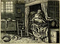An illustration from Iohannis de Brunes I.C. Emblemata of Zinne-werck : voorghestelt, in Beelden, ghedichten, en breeder uijt-legginghen, tot uijt-druckinghe, en verbeteringhe van verscheijden feijlen onser eeuwe (1661)