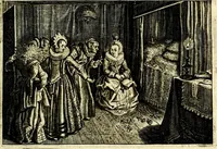 An illustration from Iohannis de Brunes I.C. Emblemata of Zinne-werck : voorghestelt, in Beelden, ghedichten, en breeder uijt-legginghen, tot uijt-druckinghe, en verbeteringhe van verscheijden feijlen onser eeuwe (1661)