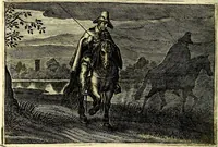 An illustration from Iohannis de Brunes I.C. Emblemata of Zinne-werck : voorghestelt, in Beelden, ghedichten, en breeder uijt-legginghen, tot uijt-druckinghe, en verbeteringhe van verscheijden feijlen onser eeuwe (1661)