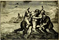 Picture 39 of 55 from Iohannis de Brunes I.C. Emblemata of Zinne-werck : voorghestelt, in Beelden, ghedichten, en breeder uijt-legginghen, tot uijt-druckinghe, en verbeteringhe van verscheijden feijlen onser eeuwe (1661), leaf 288