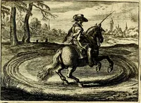 An illustration from Iohannis de Brunes I.C. Emblemata of Zinne-werck : voorghestelt, in Beelden, ghedichten, en breeder uijt-legginghen, tot uijt-druckinghe, en verbeteringhe van verscheijden feijlen onser eeuwe (1661)