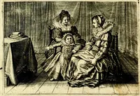 An illustration from Iohannis de Brunes I.C. Emblemata of Zinne-werck : voorghestelt, in Beelden, ghedichten, en breeder uijt-legginghen, tot uijt-druckinghe, en verbeteringhe van verscheijden feijlen onser eeuwe (1661)