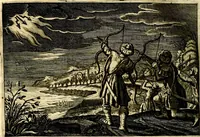 An illustration from Iohannis de Brunes I.C. Emblemata of Zinne-werck : voorghestelt, in Beelden, ghedichten, en breeder uijt-legginghen, tot uijt-druckinghe, en verbeteringhe van verscheijden feijlen onser eeuwe (1661)