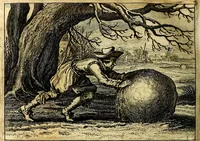 Picture 31 of 54 from Iohannis de Brunes I.C. Emblemata of Zinne-werck : voorghestelt, in Beelden, ghedichten, en breeder uijt-legginghen, tot uijt-druckinghe, en verbeteringhe van verscheijden feijlen onser eeuwe (1661), leaf 237