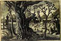 An illustration from Iohannis de Brunes I.C. Emblemata of Zinne-werck : voorghestelt, in Beelden, ghedichten, en breeder uijt-legginghen, tot uijt-druckinghe, en verbeteringhe van verscheijden feijlen onser eeuwe (1661)