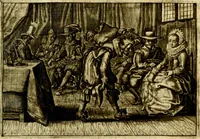 An illustration from Iohannis de Brunes I.C. Emblemata of Zinne-werck : voorghestelt, in Beelden, ghedichten, en breeder uijt-legginghen, tot uijt-druckinghe, en verbeteringhe van verscheijden feijlen onser eeuwe (1661)